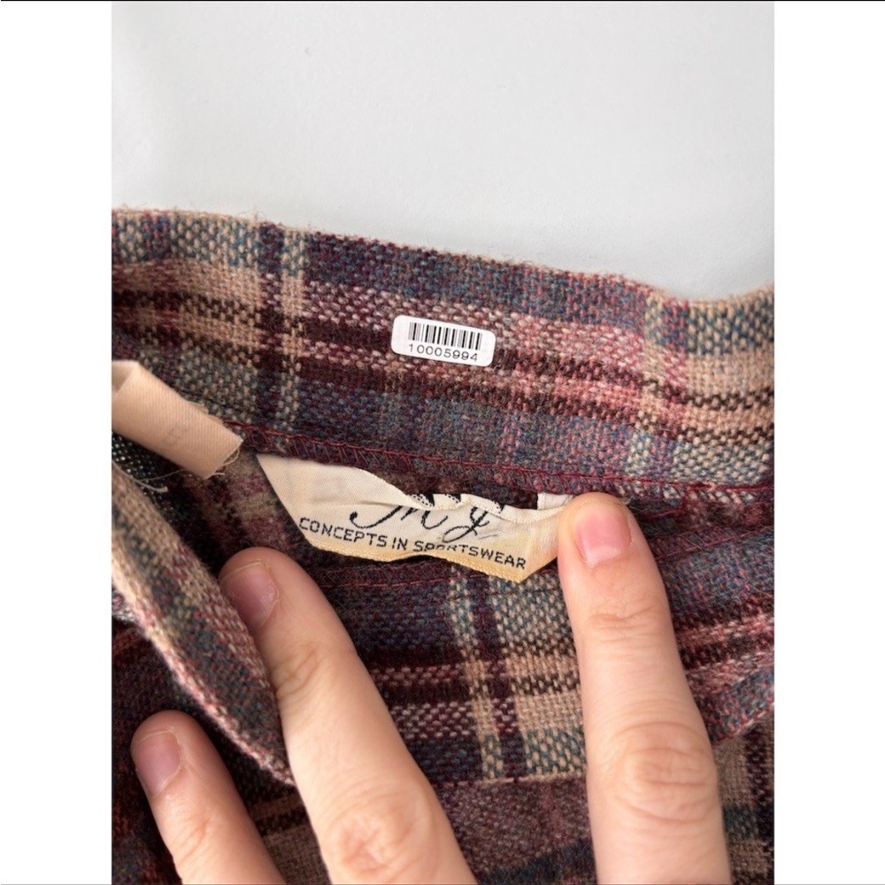 Vintage Plaid Blazer and Skirt Set - Picture 5 of 5